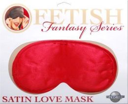 Fetish Fantasy Satin Love Mask Red