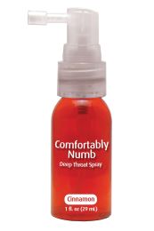 Comfortably Numb Deep Throat Spray 1 Fl. Oz. - Cinnamon