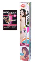 Chrome Secret Dancer Pole with DVD - Packaged