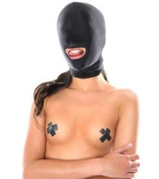 Fetish Fantasy Spandex Open Mouth Hood