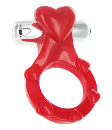 Heart-On Vibrating Cock Ring