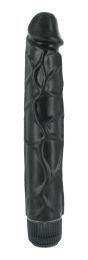 The Tower 9.5 Inch Vibrating Dildo - Black