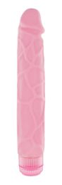 The Tower 9.5 Inch Vibrating Dildo - Pink