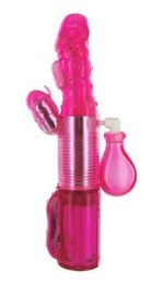 7 Function Gushing Rabbit Vibe - Pink