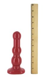 Scarlet Overload Beaded Anal Plug - Large