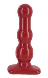 Scarlet Overload Beaded Anal Plug - Small