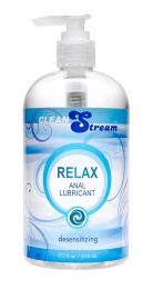 Clean Stream Relax Desensitizing Anal Lube, 17 oz.