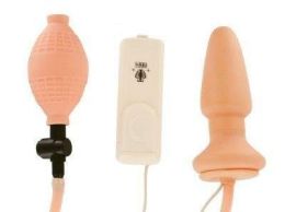 Inflatable Vibrating Anal Plug