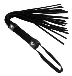 Short Suede Flogger - Black