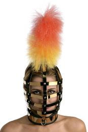 Pony Fashion Head Cage with Plume