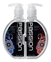 Passion Warming and Tingling Lube Combo - 9.6 oz.