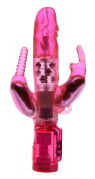 3-Way Power Rabbit Vibe with Anal Stimulator