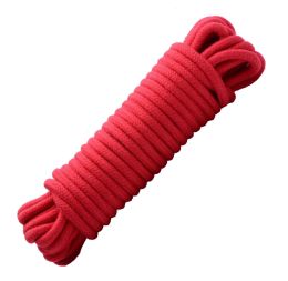 32 Foot Cotton Bondage Rope - Red