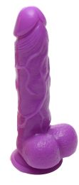 Silicone Sam 7 Inch Realistic Dildo - Purple