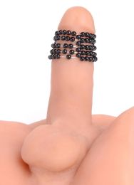 Black Pearl Beaded Stroker