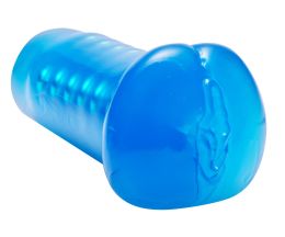 Blue Beaded Pussy Stroker