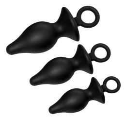 Trinity Vibes Silicone Butt Plug Kit