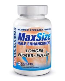 MaxSize - Penis Erection Enhancement - 60 caplets