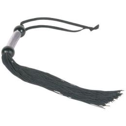 Large 22 Inch Black Rubber Flogger