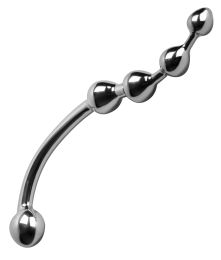 Curved Metal Dildo Wand